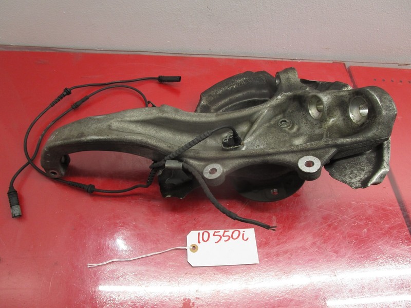 11-16 BMW F10 550i RWD FRONT LEFT SPINDLE KNUCKLE WHEEL HUB BEARING OEM