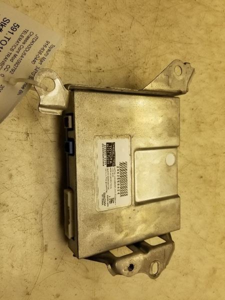 2010 TOYOTA PRIUS V 1.8L FWD AT TELEMATICS TRANSCEIVER CONTROL MODULE ECM