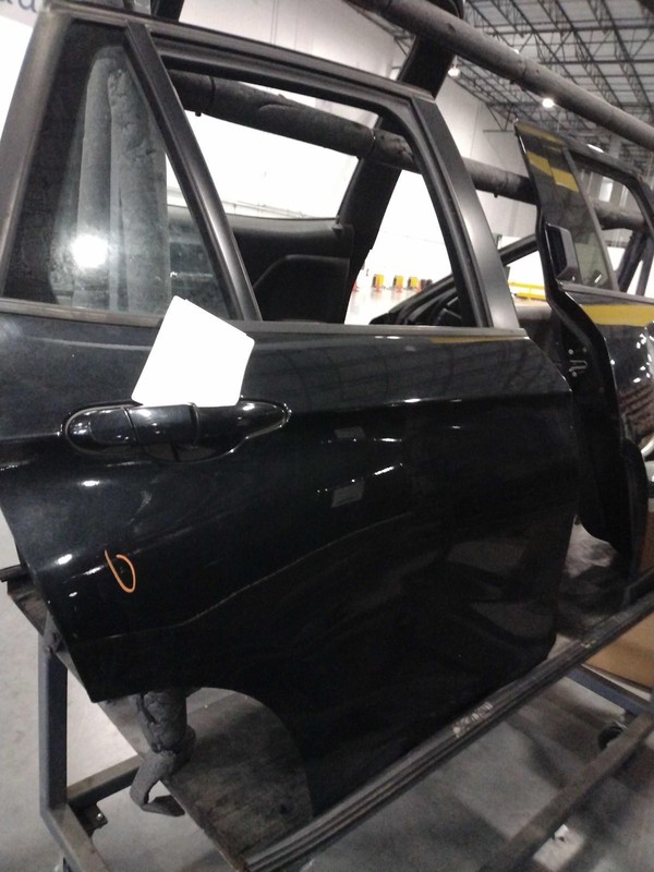 2015 BMW X1 Rear Right Door Black OEM Used 112k Miles DING A96