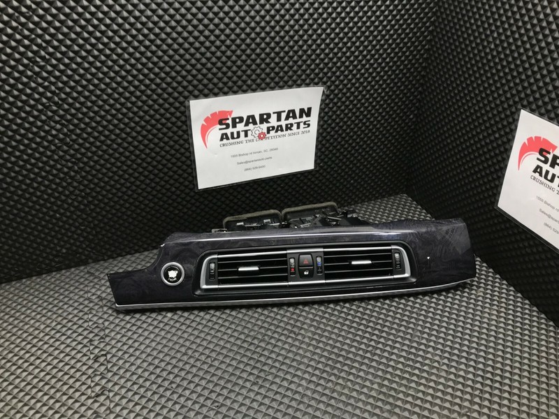 2010 - 2015 BMW 750LI F04 CENTER DASH TRIM W / AIRVENTS / START BUTTON / HAZARD