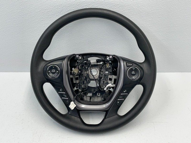 2016 2017 2018 Honda Pilot Steering Wheel W/Switches Black 1481 OEM