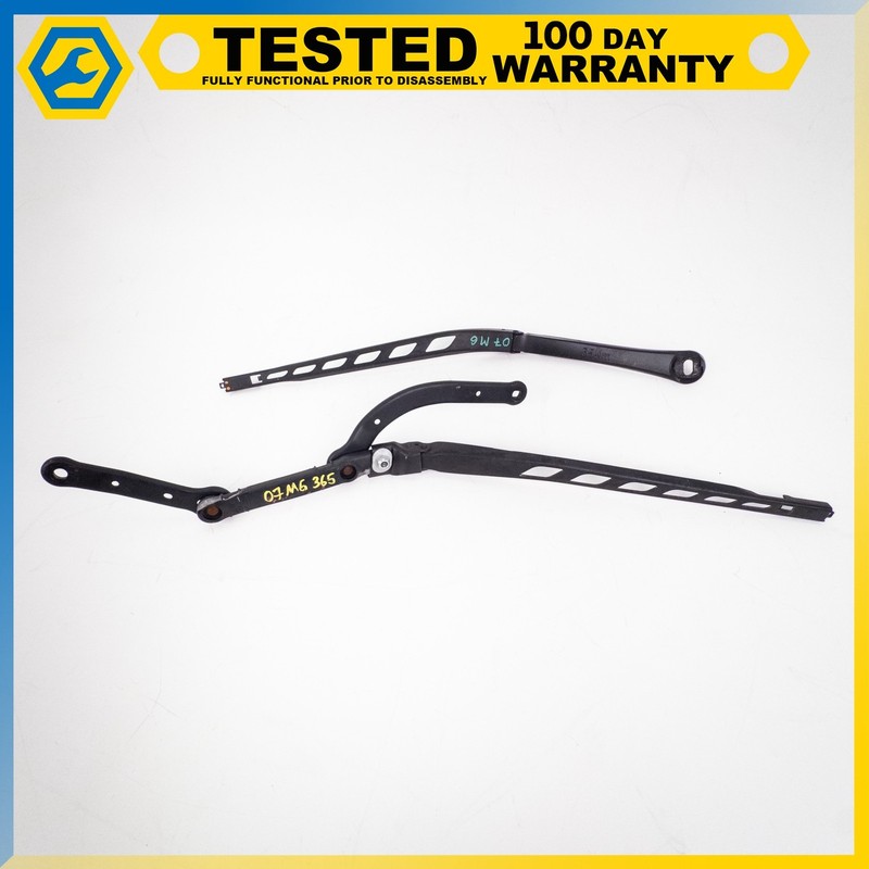 04-10 BMW M6 M5 645Ci 650Ci 550I FRONT LEFT RIGHT WINDSHIELD WIPER ARM SET OEM
