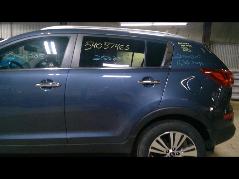 Driver Rear Side Door Privacy Tint Glass Fits 10-16 SPORTAGE 1607820