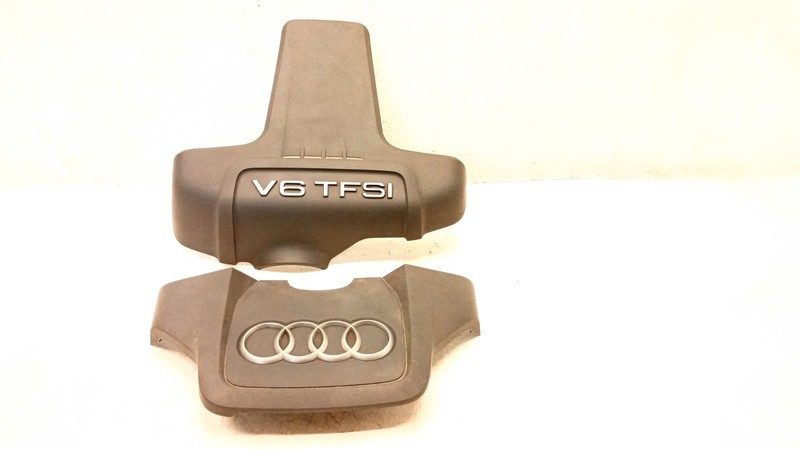 09-17 AUDI C7 A6 A7 A8 3.0 FRONT AND REAR ENGINE TRIM PLASTIC COVER OEM 071625B