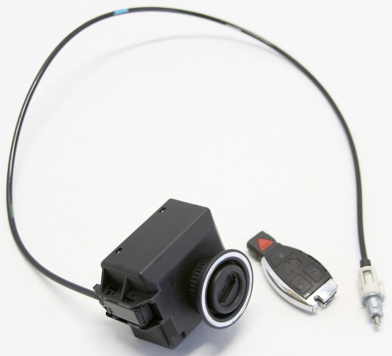 ✅ 2012-2016 Mercedes-Benz SLK250 OEM IGNITION STARTER SWITCH MODULE w/ KEY Cable