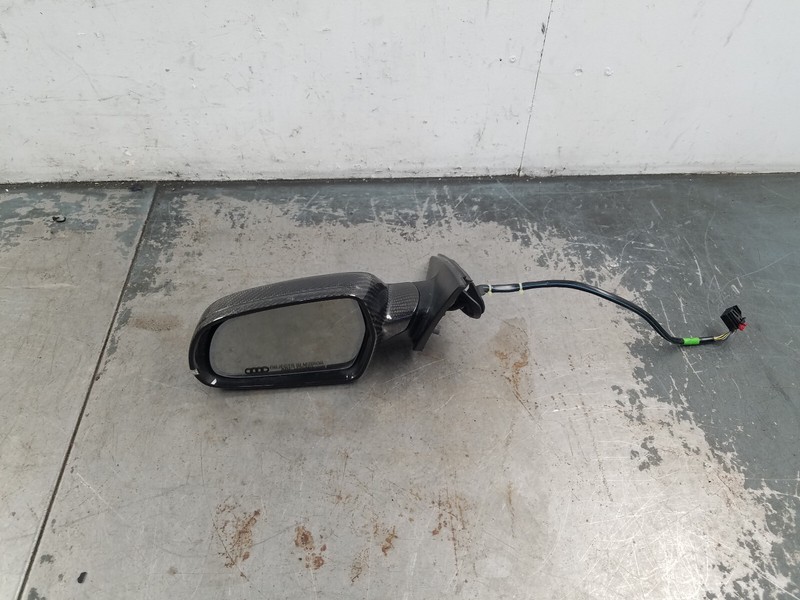 2013 Audi S4 Quattro B8 Carbon Left Driver Side Mirror #5394 J7