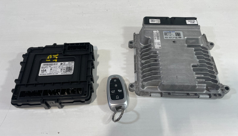 23-25 HYUNDAI PALISADE ENGINE & BODY CONTROL MODULE ECM BCM W/ KEY FOB # 105125