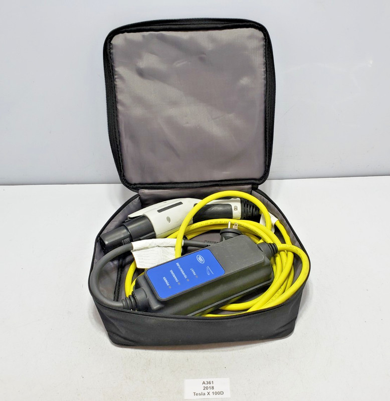 ✅ 16-23 OEM Tesla Model 3 S Y X Mobile Charger Bag Charging Cable