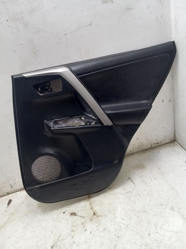 17 TOYOTA RAV 4 LIMITED REAR PASSENGER RIGHT DOOR PANEL BLACK-EA20