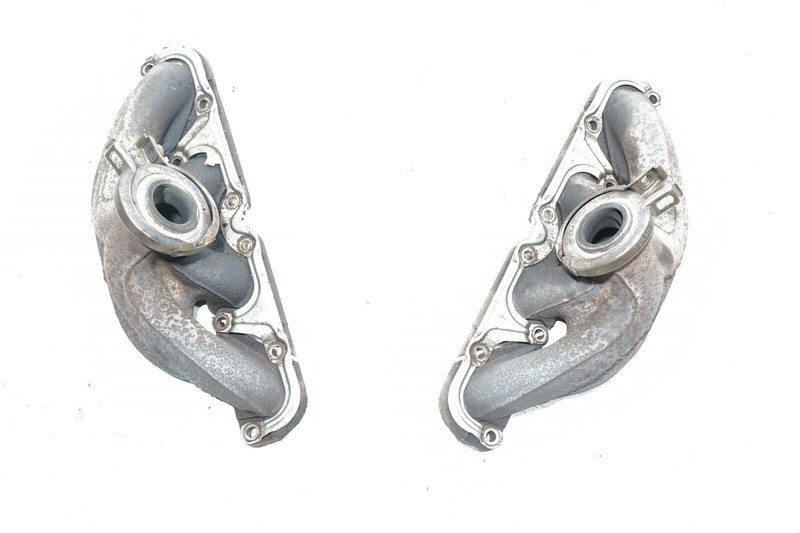 10 11 12 BMW 750I F01 4.4L LEFT & RIGHT EXHAUST MANIFOLD SET OF 2 OEM
