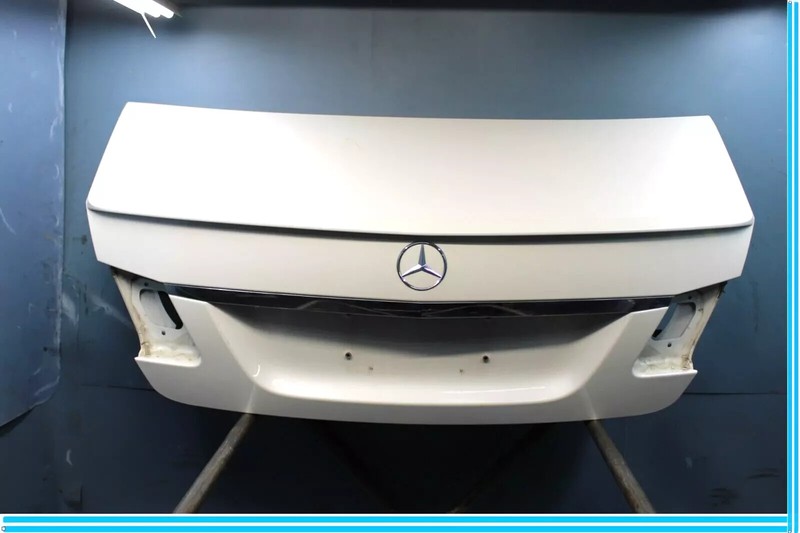 10-16 Mercedes W212 E350 Sedan Trunk Lid Panel Assembly White 2127500975 OEM