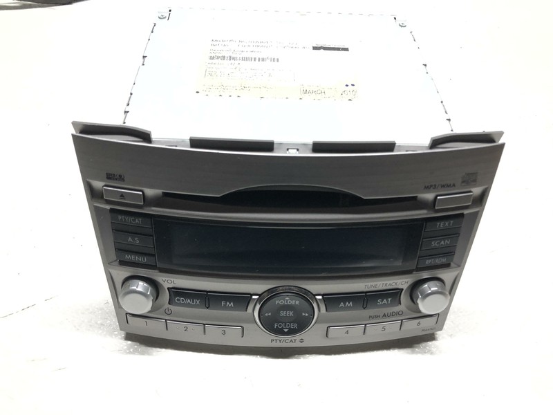 2010-2012 Subaru Legacy Outback Center Console Radio AM FM CD Radio Player Rad