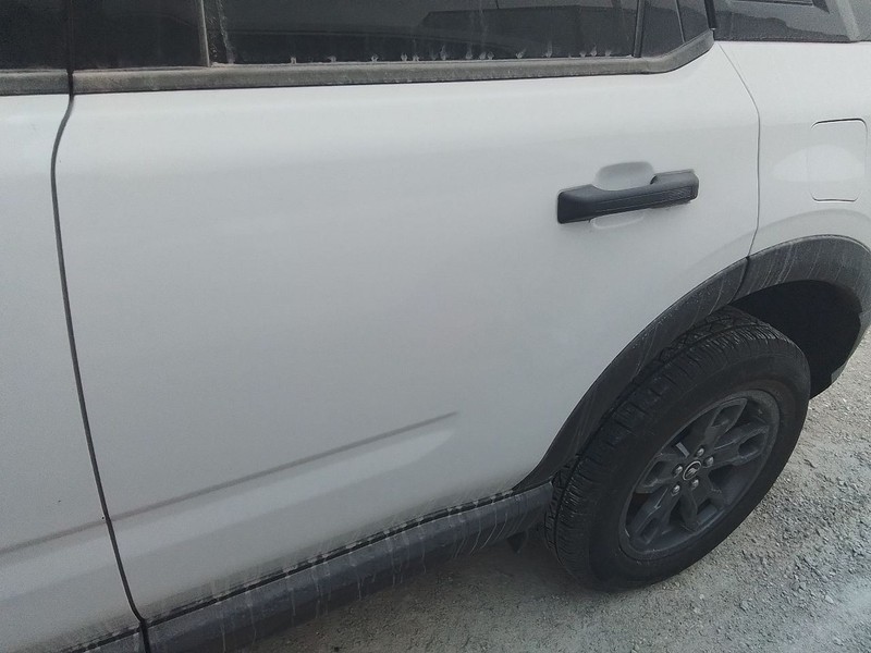 Driver Rear Side Door Dark Gray Tint Glass Fits 21-22 BRONCO SPORT 3442982