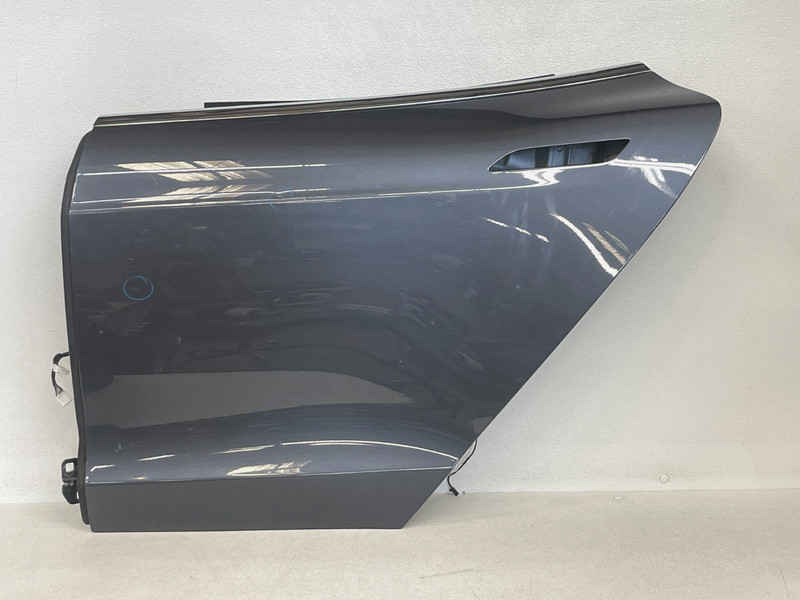 ⭐2012-2021 TESLA MODEL S REAR LEFT DOOR SHELL COVER PANEL BLUE ASSY OEM LOT2TP
