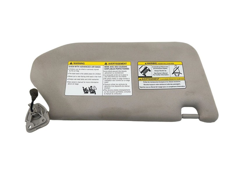 2019-2020 Nissan Pathfinder Left Driver Side Sun Visor Gray