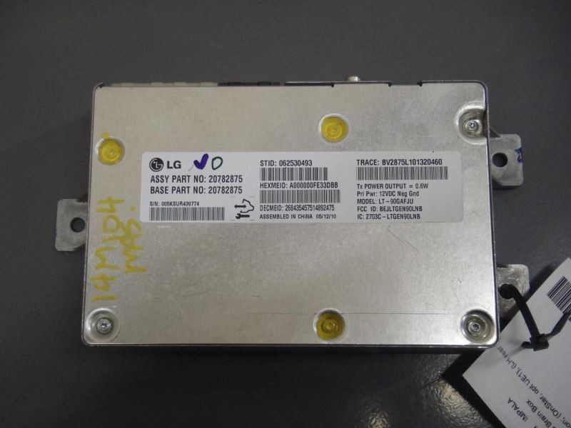 Communication OnStar Control Module 20782875 Fits 2011 Chevrolet Impala 45496