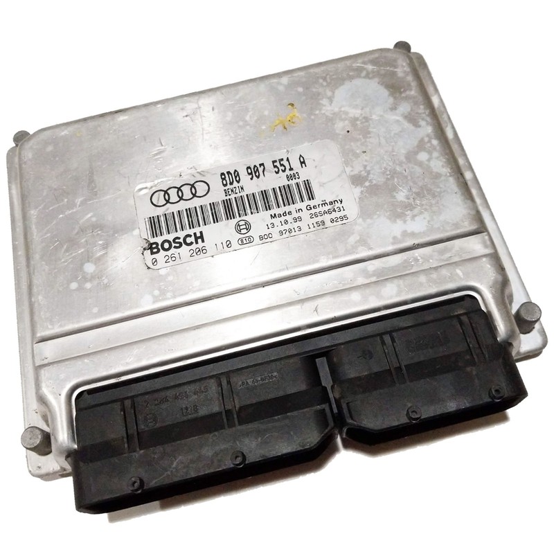 OEM Engine Control Module ECU Audi S4 Avant, Base 2.7L V6 Gas 2002 / 8D0907551A