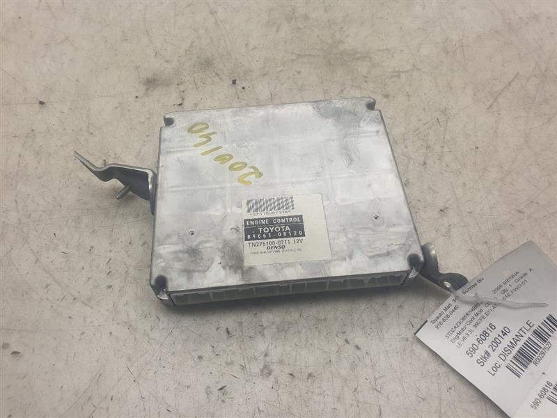 2005 TOYOTA SIENNA ENGINE ELECTRONIC CONTROL MODULE ECM ASSEMBLY
