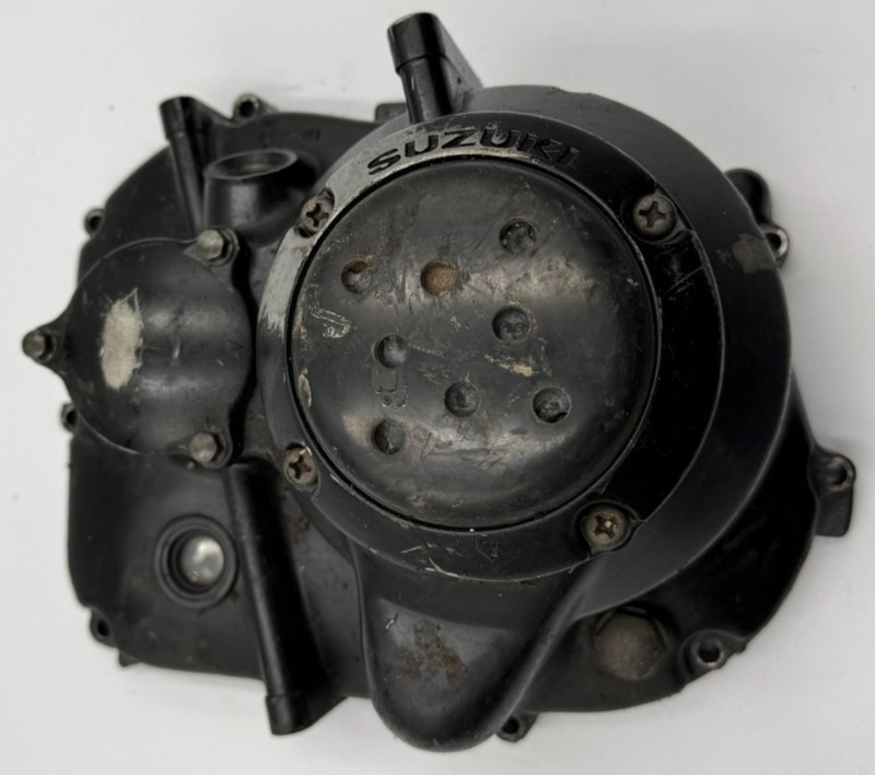 1984 Suzuki ATV LT185F LT185 LT 185 Engine Clutch Cover Panel Case Side Quad I4