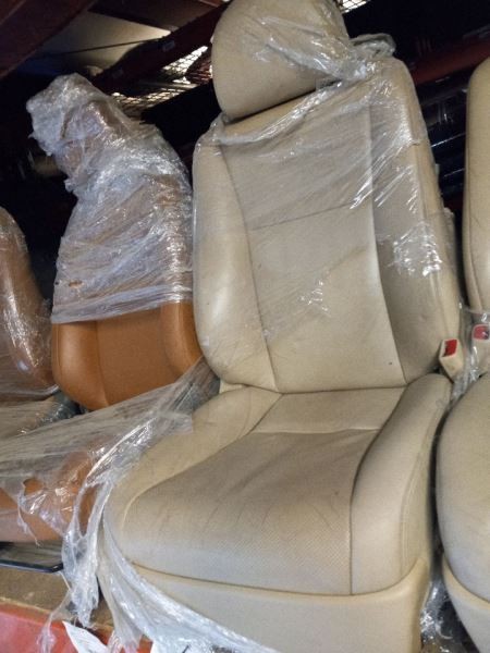 07-08 LEXUS LS460 4.6L PASSENGER SIDE FRONT BEIGE LA00 LEATHER SEAT ASSEMBLY