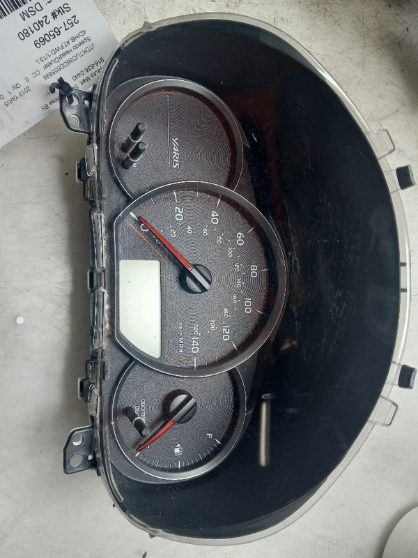 12 13 14 TOYOTA YARIS L SPEEDOMETER CLUSTER HATCHBACK