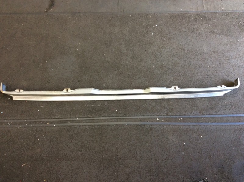 82-83 Accord 4Dr Rear Upper Bumper Plate Filler Garnish Trim Tailgate Skirt OEM