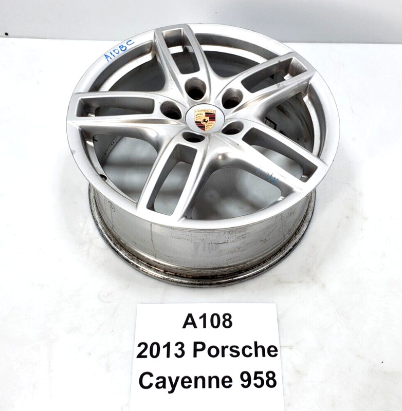 ✅ 2011-2018 OEM Porsche 958 Cayenne Alloy Wheel Rim 19H2x8.5J ET59 Silver
