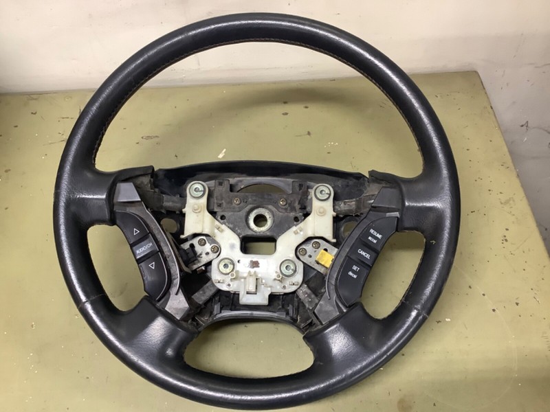 99-03 Acura RL Steering wheel Leather Black color Used OEM