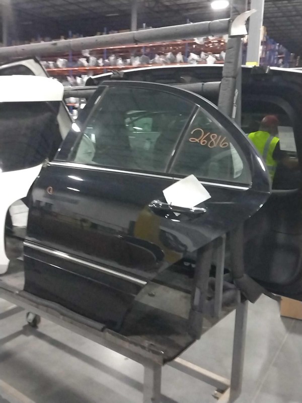 2007 MERCEDES C-CLASS Left Rear Door Black 135687 66k Miles Used OEM Part