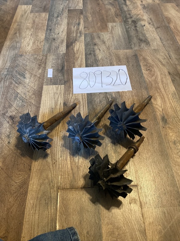 Cummins Turboturbine wheel & shaft208229 Lot Of 4 #2