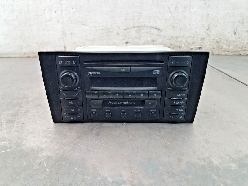 2001 Audi S4 Quattro B5 Symphony AM FM CD Cassette Radio#2330 VV4