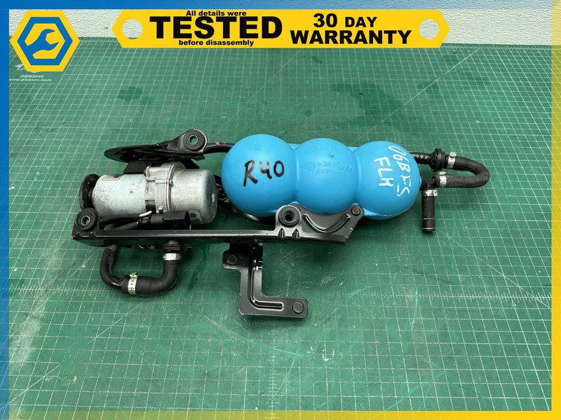 06-12 BENTLEY Flying Spur BRAKE BOOSTER VACUUM PUMP W/ TANK OEM
