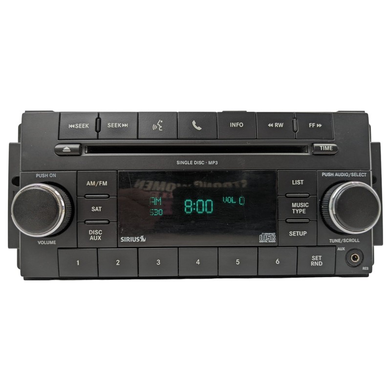 2007 - 2011 Jeep Dodge Chrysler RAM RES Radio UConnect CD Player AUX Sirius