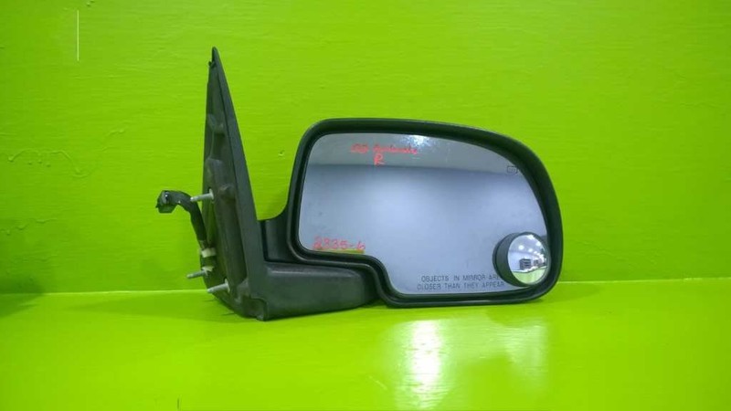 02 CHEVY AVALANCHE PASSENGER RIGHT SIDE VIEW MIRROR HEATED OEM 2335-6