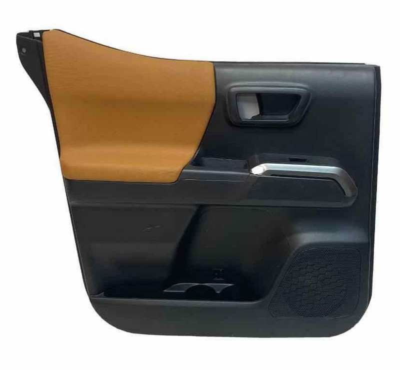 Toyota Tacoma door panel trim 16 20 rear left crew cab black carmel 6764004100C2