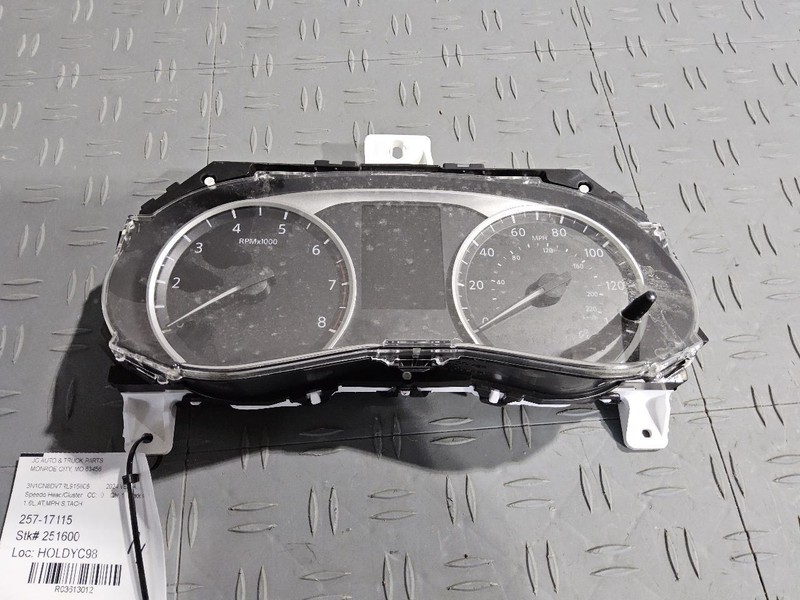 2023-2024 Nissan Versa Speedometer Instrument Cluster 1.6L MPH