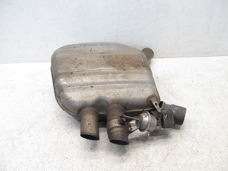 13-15 BMW F01 F02 750i 750Li EXHAUST MUFFLER RESONATOR REAR LEFT OEM 120224