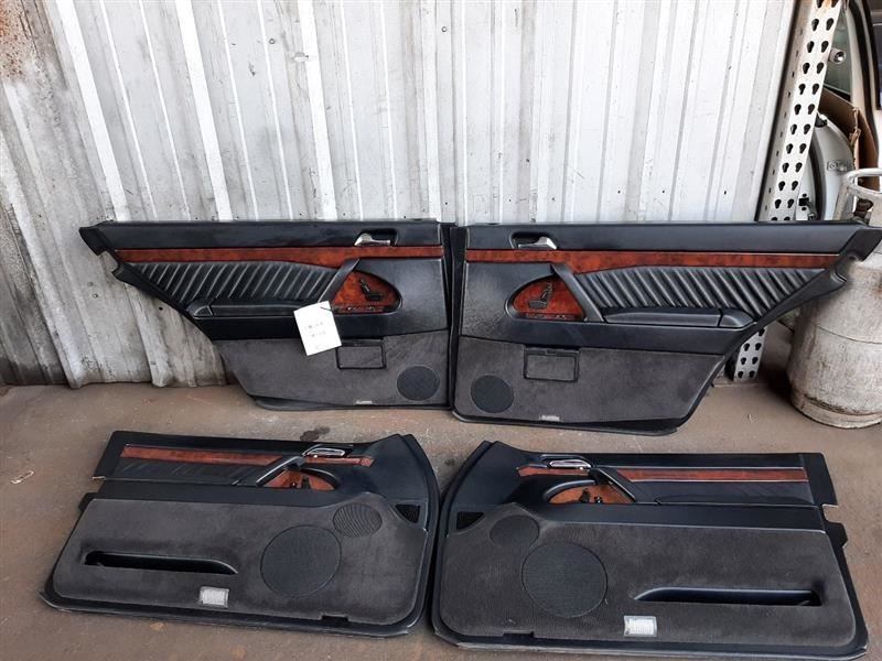 Mercedes 140 500SEL S500 Door Panel Set Interior Trim Panels Front Rear Black