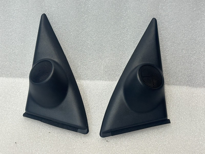 96-02 Toyota 4Runner Tweeter Speaker Covers Cover Bezel Trim Black OEM 2 #3301