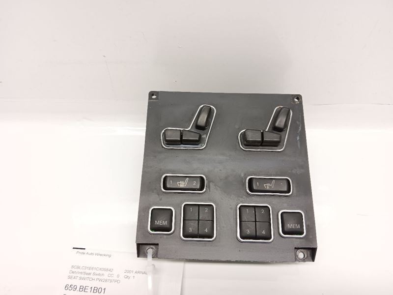 2001 Bentley Arnage Seat Control Switches Adjustment Switch PW28797PD