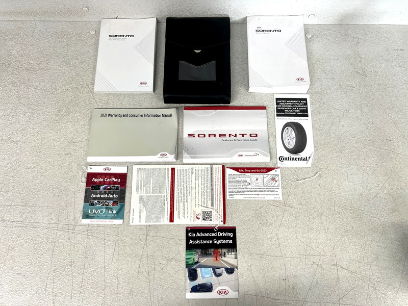 ⭐2021 KIA SORENTO OWNERS MANUAL OPERATORS USER GUIDE BOOKS W/CASE OEM LOT2700