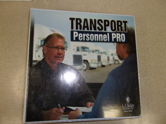 JJ Keller Transport Personel Pro Book Safety *FREE SHIPPING*