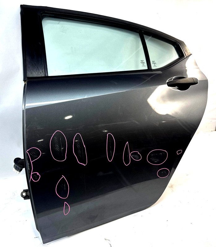 2020-2024 Nissan Versa Left Rear LH Complete Door Assembly Scratches OEM