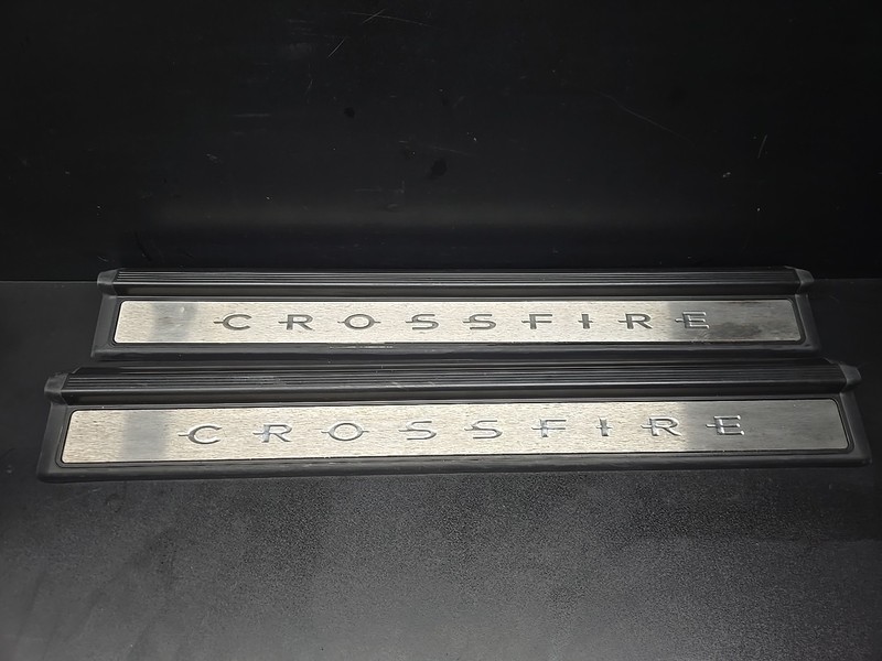 2004-2008 CHRYSLER CROSSFIRE Left & Right Door Sill Scuff Plate OEM 2pcs OEM