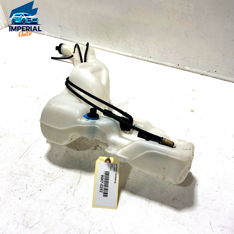 2018-23 GMC TERRAIN WINDSHIELD WASHER RESERVOIR TANK w PUMP CAP LEVEL SENSOR OEM