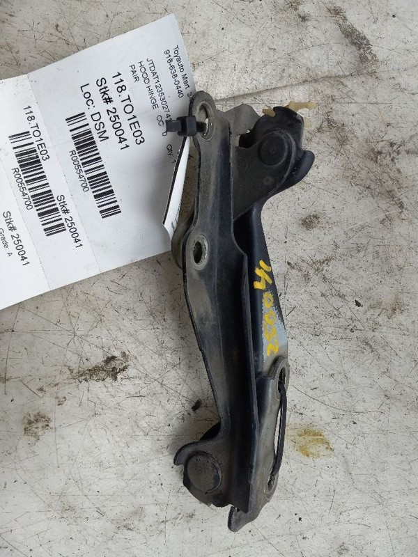 03 TOYOTA ECHO HOOD HINGE PAIR
