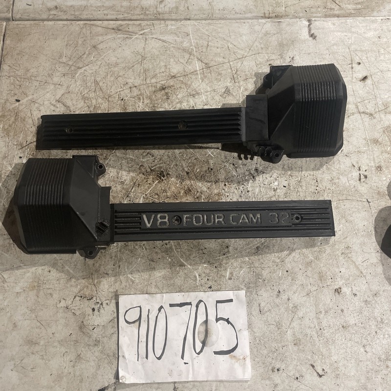 E2 90-97 LS400 SC LEFT RIGHT SIDE ENGINE TIMING BELT COVER VALVE COVER TRIM COIL