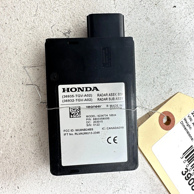 Rear Left Side Blind Spot Radar Control Module Acura TLX 2021-2023 OEM