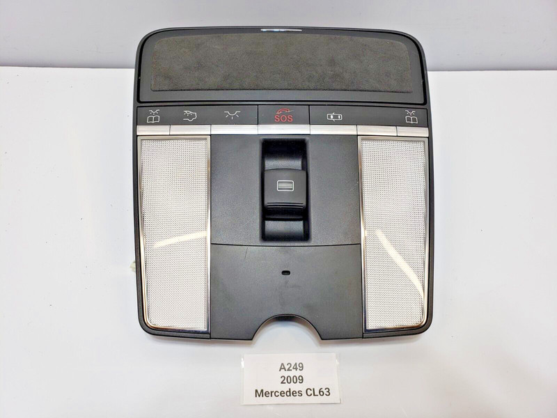 ✅ 2007-2010 OEM Mercedes C216 CL63 Overhead Dome Light Sunroof Control Switch