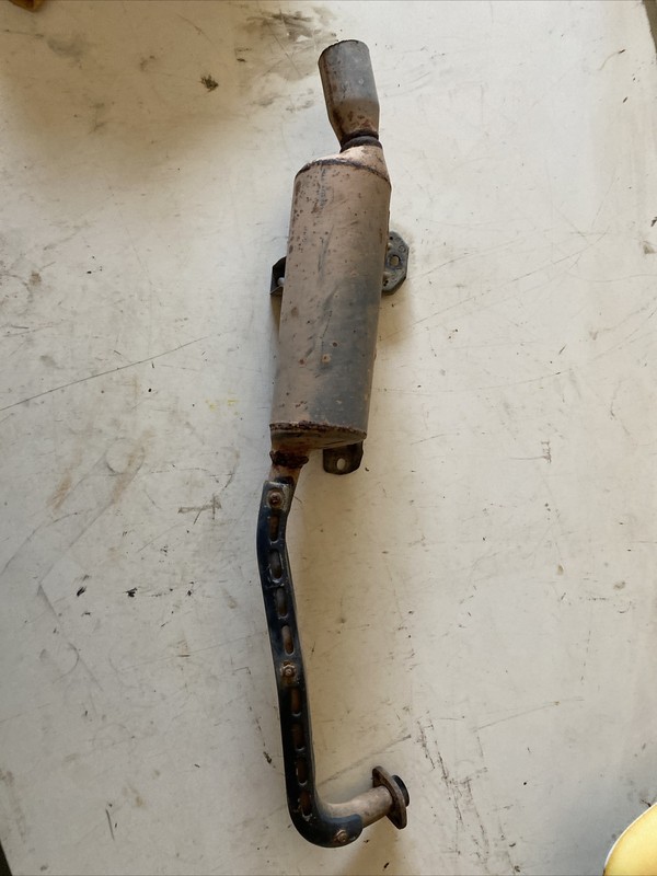 1985 - 1987? Honda Fourtrax Trx125 Kids Atv Motor Exhaust Pipe, muffler,